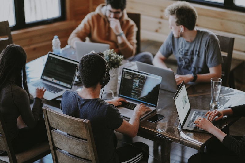 Entrepreneur building business