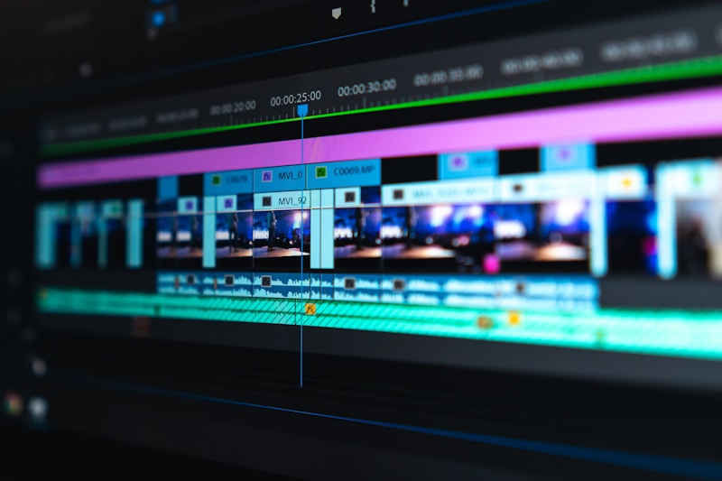 Video creator editing content
